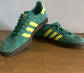adidas gazelle green and yellow